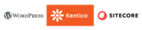 WordPress / Kentico / Sitecore