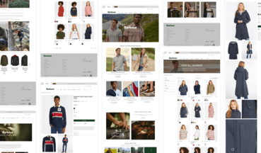 Barbour Website Mobile Views Image