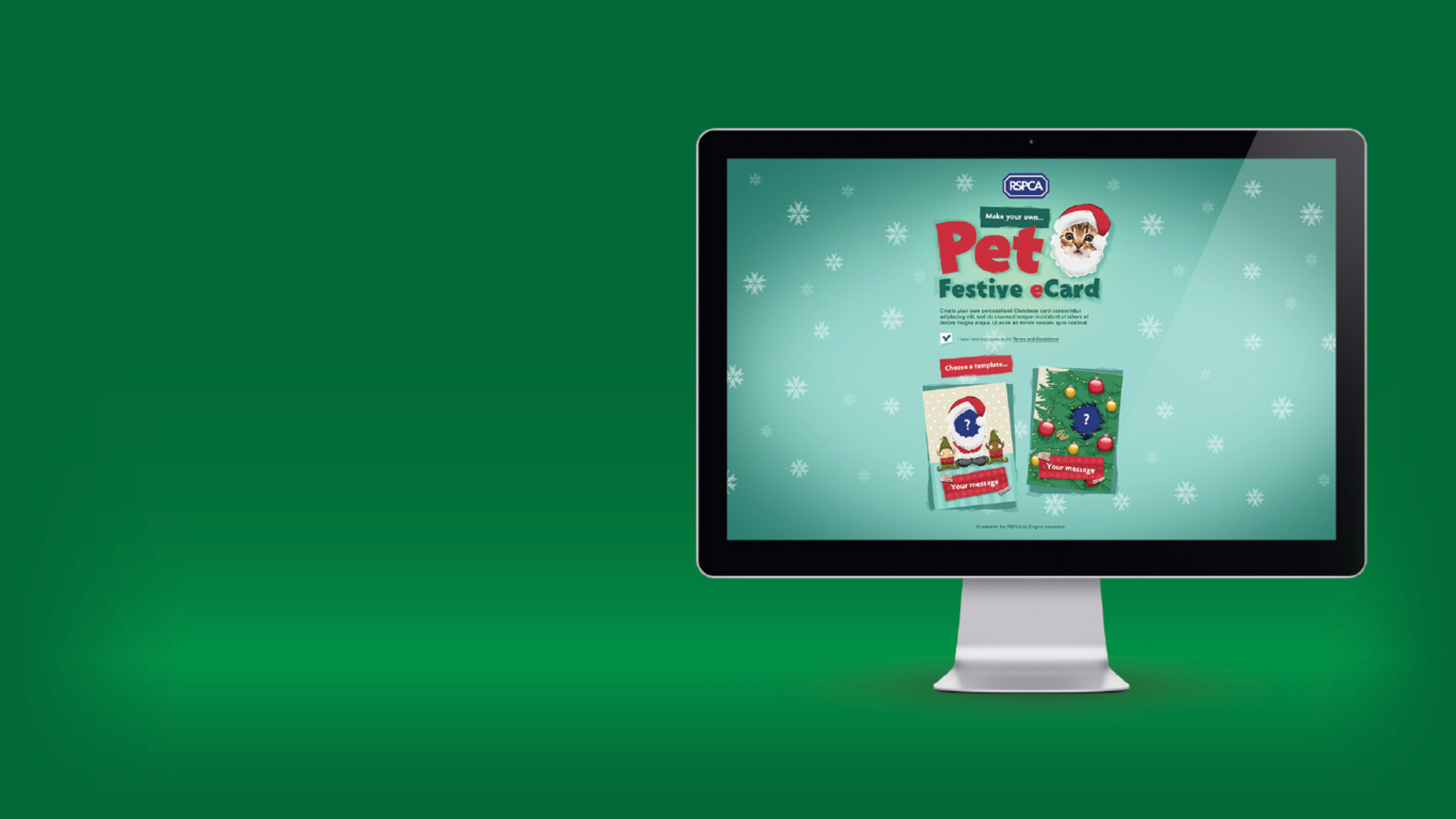 Example 2: We Wish You A Furry Christmas