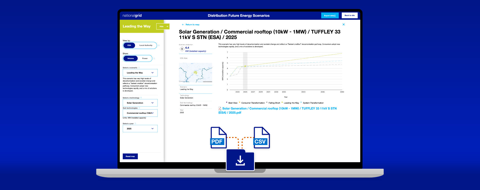 data export functionality image banner