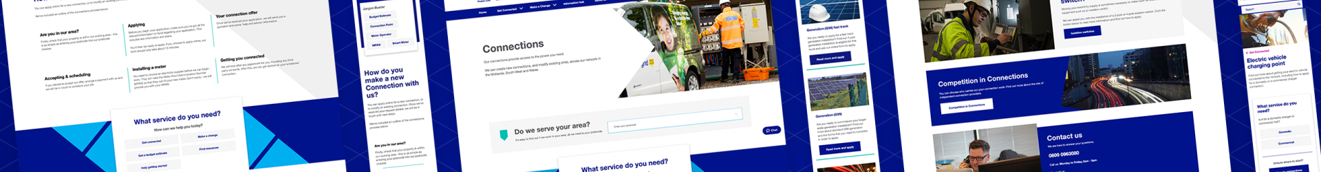 Banner of connections websites