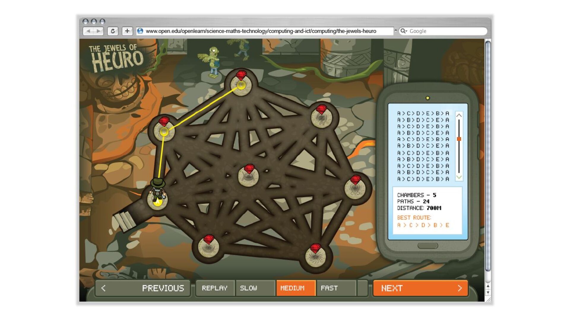The game 2